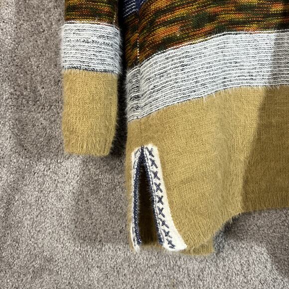 Anthropologie FATE Hoodie Open Cardigan Womans Small Multicolor Acrylic Open - Picture 7 of 13